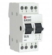 Переключатель трехпозиционный 2P 16А EKF Basic  tps-2-16  EKF