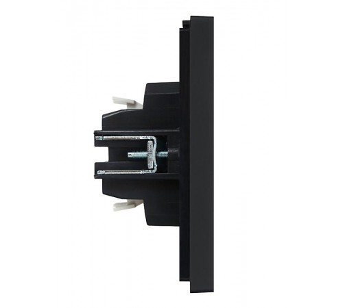 FORTE&PIANO Выключатель 1-клавишный с индикацией 10А FP102 черный  FP-V10-1-10-1-K02  IEK