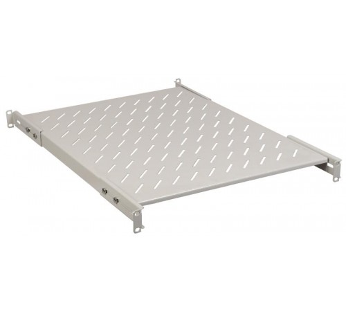 19" усиленная стационарная полка глубиной 800мм, серая  FS35-800MP  ITK