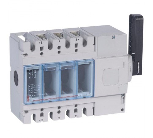 Выключатель-разъединитель DPX-IS 630 - без дистанционного отключения - 630 A - 3П - рукоятка справа  026665  Legrand