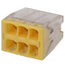 Аксессуары для клемм NO-224-44 ЭРА Клемма СМК компактная с пастой серии 246, 6 отверстий, 0,5-2,5 м  Б0043962  ЭРА