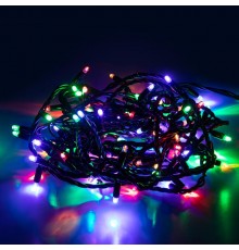 Гирлянда светодиодная нить ERAPS-PM10 черный ПВХ 10 м мультиколор 100 LED, IP65  Б0056016  ЭРА