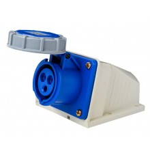 Розетка стац. 2Р+РЕ 16А 220В IP67 РС-103  26196DEK  DEKraft