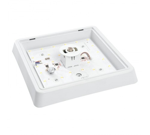 Светильник светодиодный накладной квадратный с ИК-датчиком , 25W, 2000Lm, 4000K, в пластиковом корпусе, IP20, AL3023  41804  FERON