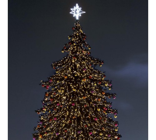 Светодиодная гирлянда ARD-STRING-CLASSIC-10000-BLACK-100LED-FLASH WARM (230V, 7W)  025795  Arlight