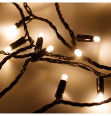 Светодиодная гирлянда ARD-STRING-PRO-10000-BLACK-100LED-FLASH WARM (230V, 7W)  025825  Arlight