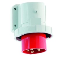 Вилка настенная 32A 5p 400V 6h IP67 Quick-Connect фланец 75 x 90 I 26055-Bals I Bals