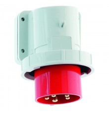 Вилка настенная 32A 5p 400V 6h IP67 Quick-Connect фланец 75 x 90 I 26055-Bals I Bals