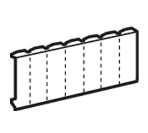 Заглушка - 18 модулей - для щитков Practibox  001664  Legrand