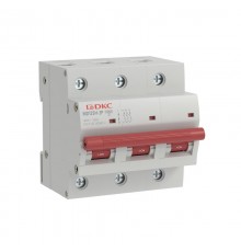 Автоматический выключатель модульный YON max типа MD125H, 10кА, 3 полюса, хар-ка C, 63А  MD125H-3PC63  DKC