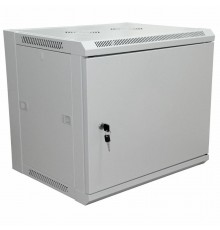 19" Настенный шкаф PRO 12U 600450635 мм (ШxГxВ) - передняя дверь металл, боковые стенки съемные (разобранный) RAL 7035  04-2212  REXANT