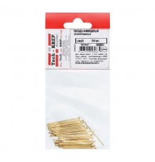 Гвоздь финишный латунированный 1,4х35 (50 шт) - пакет ( 0,03 кг)  104057  Tech-KREP