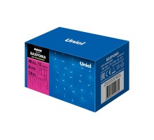 Бахрома без коннекторов светодиодная  с контроллером ULD-B1805-048/DTA WHITE IP20  1,8 м. 48 диодов, шнур прозр.  UL-00005275  Uniel