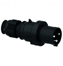 Вилка кабельная 3р (2p + PE) 63А 230 IP44 черная I 210735-Bals I Bals