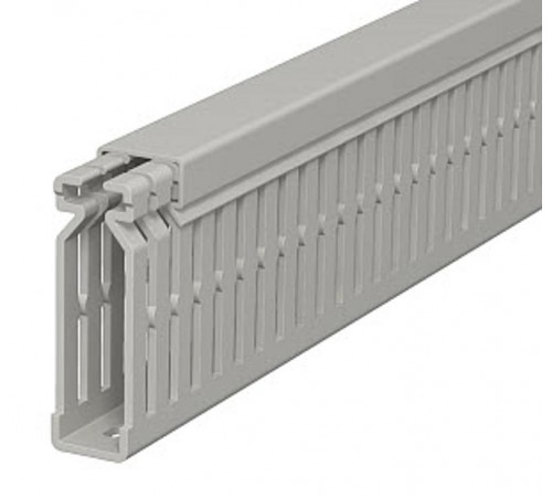 Распределительный кабельный канал LK4 N 60x15x2000 мм (ПВХ,серый) (LK4 N 60015)  6178201  OBO Bettermann