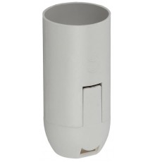 Патрон Е14 подвесной,пластик, белый (x50)  Б0043747  ЭРА