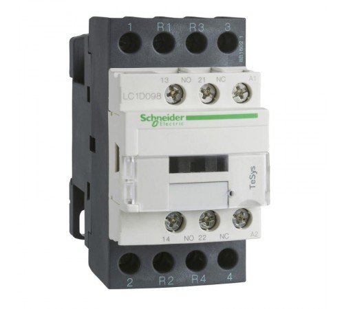 КОНТАКТОР D 4P (2НО+2НЗ),АС1 20А,НО+НЗ,220V 50/60 ГЦ,  LC1D098M7  Schneider Electric