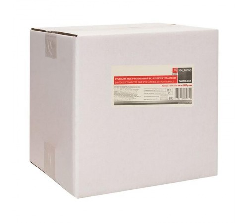 Рубильник 200A 3P реверсивный без рукоятки управления TwinBlock EKF  tb-s-200-3p-rev  EKF