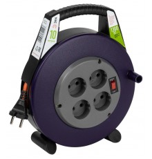 Удлинитель силовой BPx-4-2x0,75-10m в закрытом корпусе без заземления с выключателем 4 розетки 10м ПВС 2x0,75мм2 6А  Б0052923  ЭРА