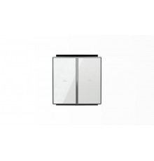 Клавиша для механизма выключателя жалюзи 8144 и 8144.1, серия SKY, цвет стекло белое2CLA854400A2101 ABB