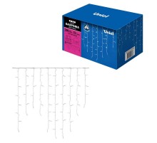 Бахрома с коннекторами светодиодная  с контроллером ULD-B3010-200/SWK WHITE IP67  3 м. 200 диодов, шнур белый, соед  UL-00001367  Uniel