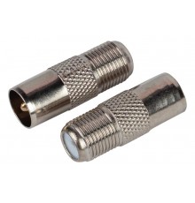 Переходник   R-A01 гнездо F-штекер TV  Б0048287  ЭРА