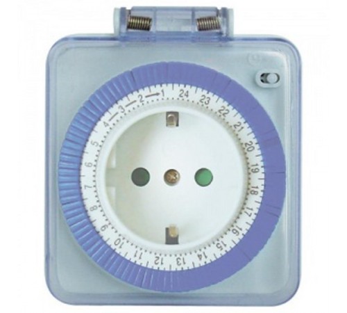 TM31 3500W/16A 230V розетка с таймером (суточная) в защитном корпусе IP44  23204  FERON