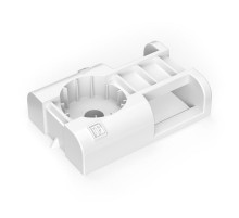 Площадка под стяжку для прямого монтажа белая (10шт/1500 шт уп/кор)  PR13.0445  Промрукав