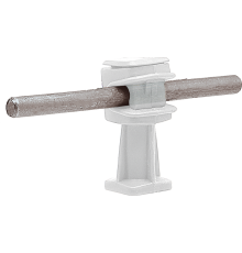 Держатель проводника круглого 6-8 мм прозрачный, высота 36 мм, пластик91006Ezetek