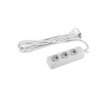 Удлинитель электрический U-3e-7m-3x1,5 с заземлением 3 розетки 7м ПВС 3x1,5мм2 16А  Б0044034  ЭРА