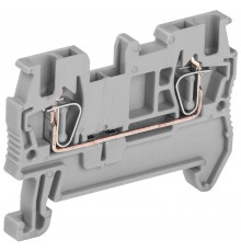 Клемма пружинная КПИ 2в-1,5 17,5А серый  YZN11-001-K03  IEK