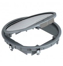 Лючок GESR9 SRU (универсальный) 12xModul45 (полиамид,серый) (GESR9 SR U 7011)  7405512  OBO Bettermann