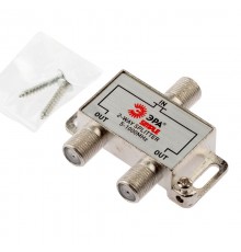 Делитель ТВ  Simple DS-F-01 2 ответвления под F разъём 5-1000 МГц  Б0048320  ЭРА