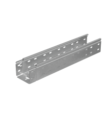 Лоток перф. 80х100х1,0 L6000 мм "Быстрый монтаж ПЛЮС"  LPplus80-100-1.0-6000  КМ - профиль