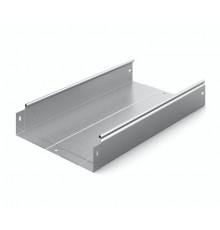 Металлический лоток неперфорированный 300х80х3000, толщ. 0,8 мм, гор. цинк, 313388  ЛНМЗТ-300х80х3000-0,8-ГЦ   Ostec