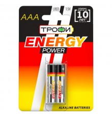 Батарейка щелочная (алкалиновая) LR03-2BL (40/480/23040) (AAA)   C0034929  ТРОФИ