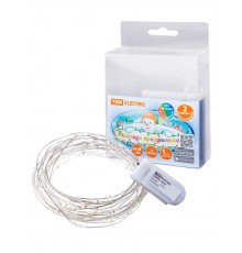 Гирлянда светодиодная "Роса20" 20LED, 2м, многоцвет., 2хCR2032 ,  SQ0361-0059  TDM ELECTRIC