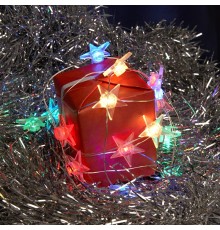 Гирлянда линейная Звездочки USB 20LED мульти, IP 20, 1.8м, CL571  41646  FERON