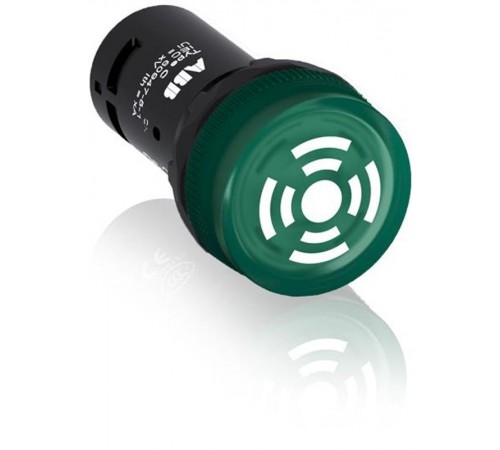 Зуммер CB1-600G с непрерывным сигналом, с подсветкой, зеленый, 24 В AC/DC1SFA619600R6002 ABB
