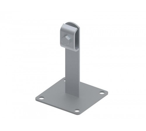 Держатель круглого проводника на пластине, гор. цинк, 394022  МД-022-ГЦ   Ostec