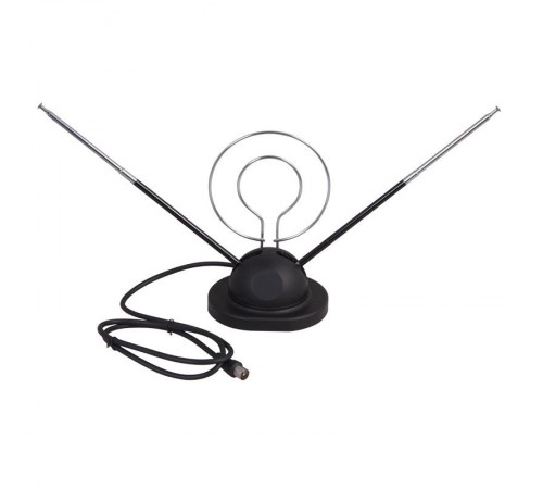 ТВ антенна комнатная телескопическая на подставке "Усы" (модель RX-105)  34-0105  REXANT