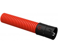 Труба гофр. двустенная ПНД d=63мм красная (100м)  CTG12-063-K04-100-R  IEK
