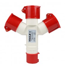 Адаптер 1013-14-16А-6h-380AC-3P+PE-IP44  235598  КЭАЗ