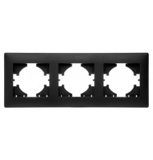 Bravo РАМКА 3-местная,  цвет графит.  С1030-010  GUSI Electric