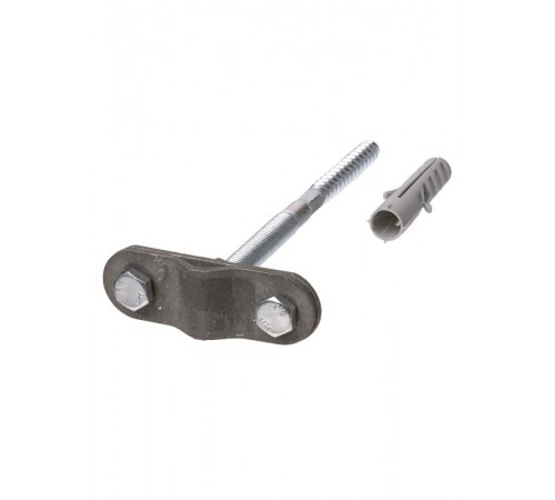 Держатель фасадный для прута 6-10 мм длина 100 мм, дюбель, стальной зажим, термодиффузия   SQ2402-3111  TDM