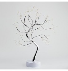 Светодиодная новогодняя фигура Дерево c самоцветами ЕGNID - 36MC 36 microLED, 3АА, IP20  Б0056009  ЭРА