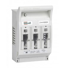 ПВР горизонтальный 160А 3ф отключение_1НО+1НЗ_навесной монтаж на шину_ПВР-102  21415DEK DEKraft