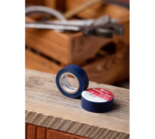 Изолента ПВХ 15мм 5м синий серии SafeFlex Auto  plc-iz-sfau-s  EKF