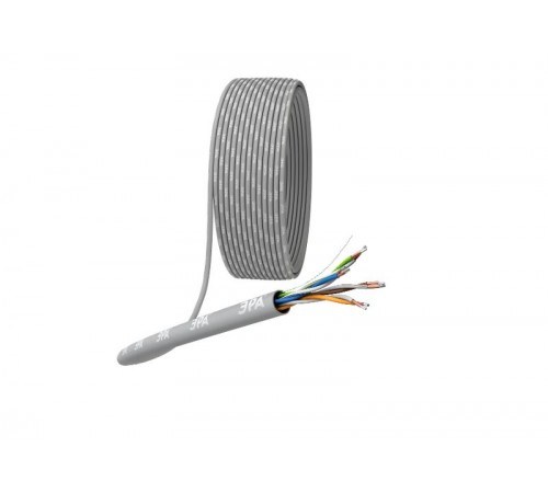 Кабель витая пара U/UTP 4x2x24 AWG Cat5e CCA PVC 50 м SIMPLE (12/360)  Б0044438  ЭРА