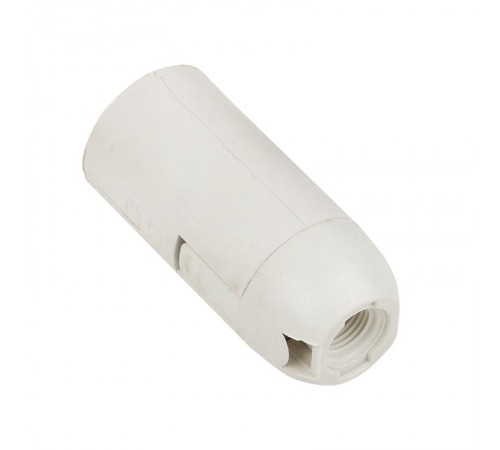 Патрон подвесной термостойкий пластик Е14 белый PROxima  LHP-E14-s  EKF